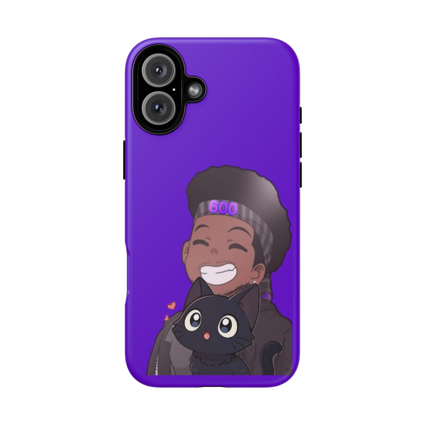 Black Cat Case (purple)