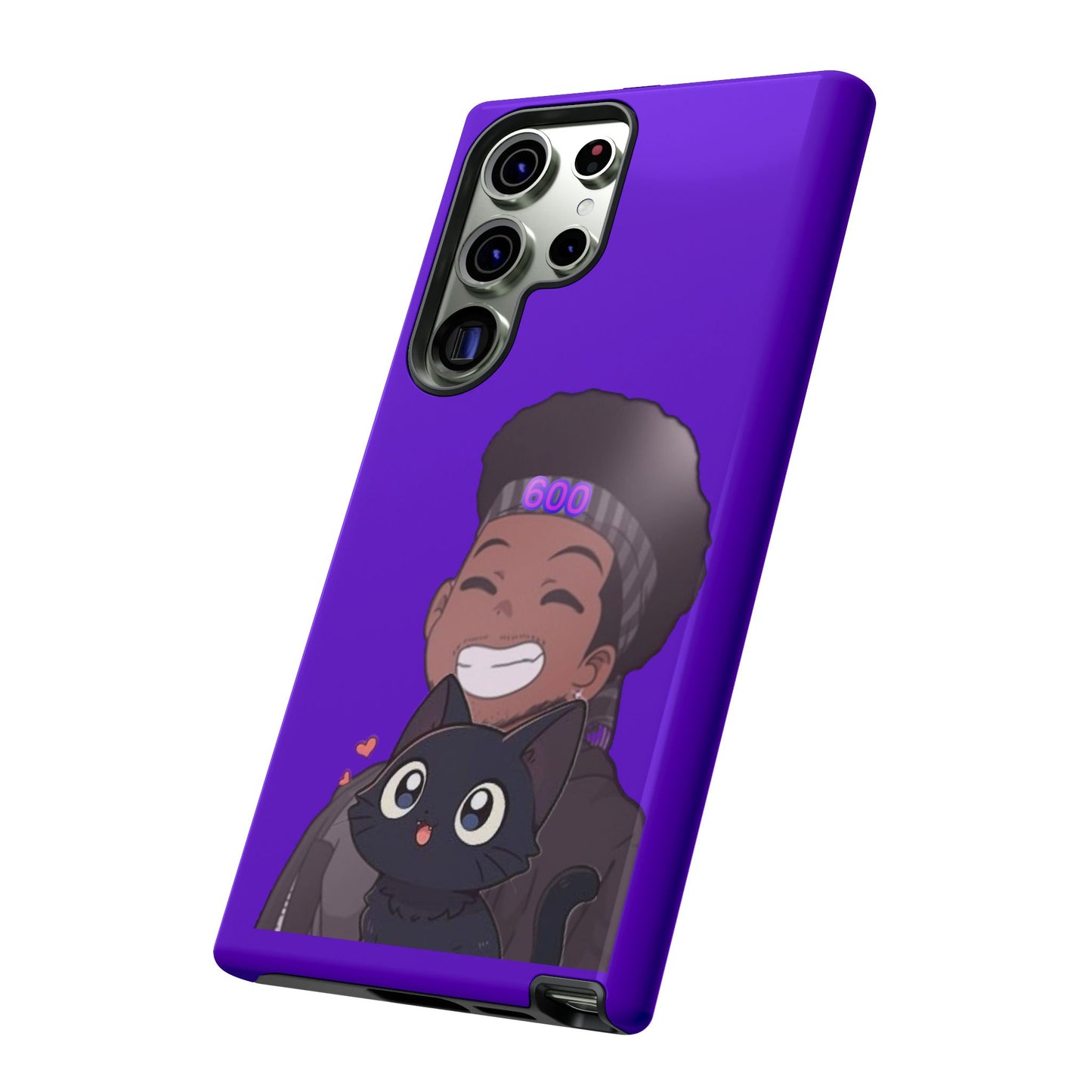 Black Cat Case (purple)