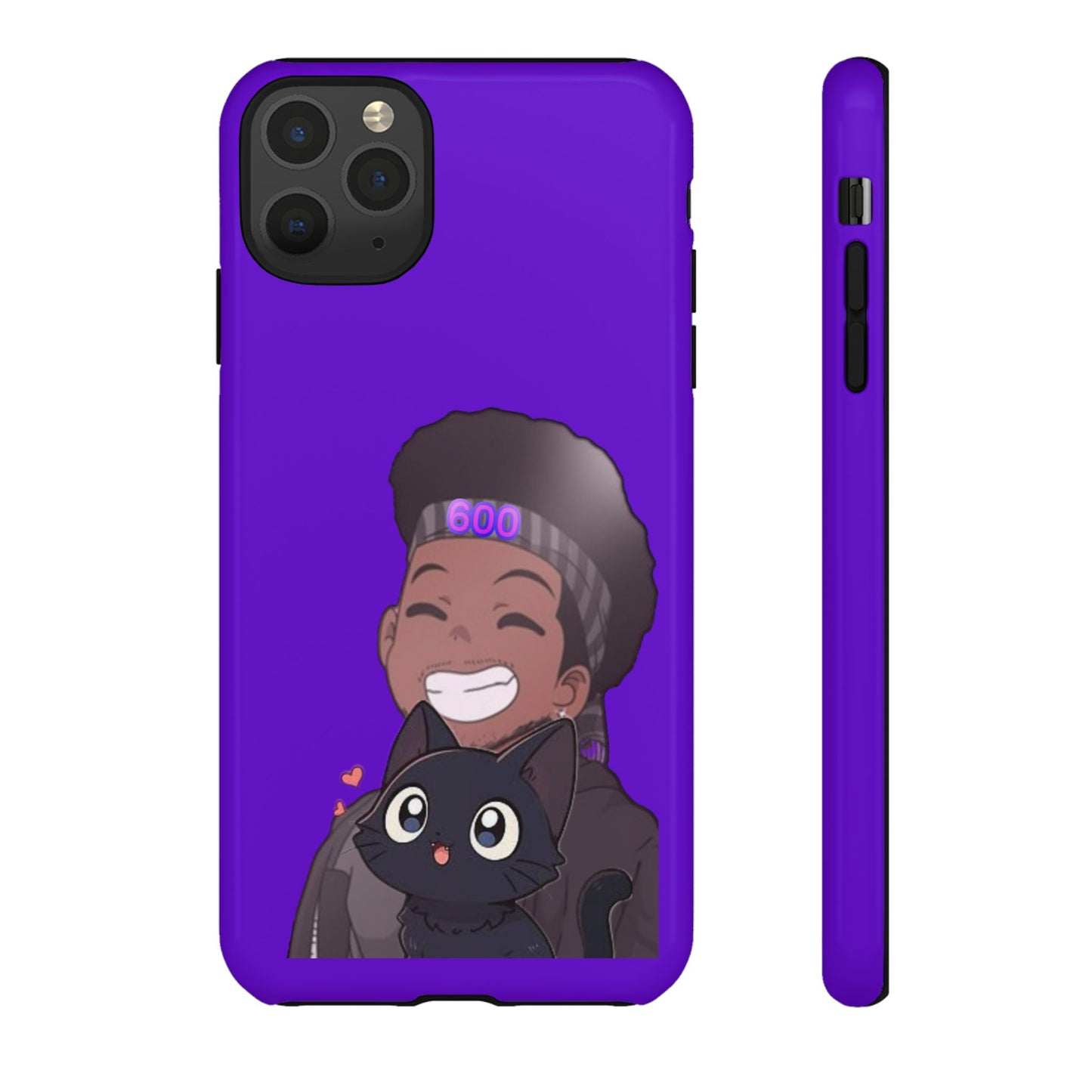 Black Cat Case (purple)