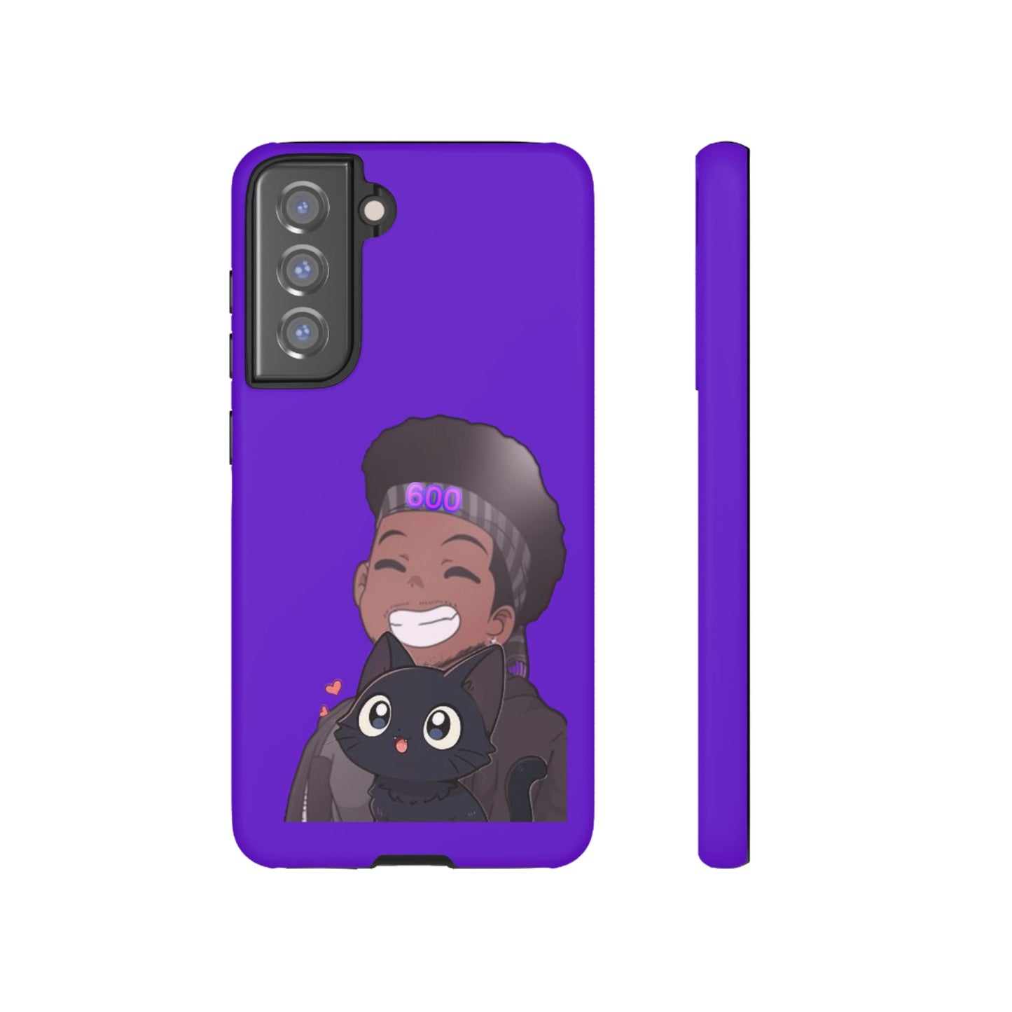Black Cat Case (purple)