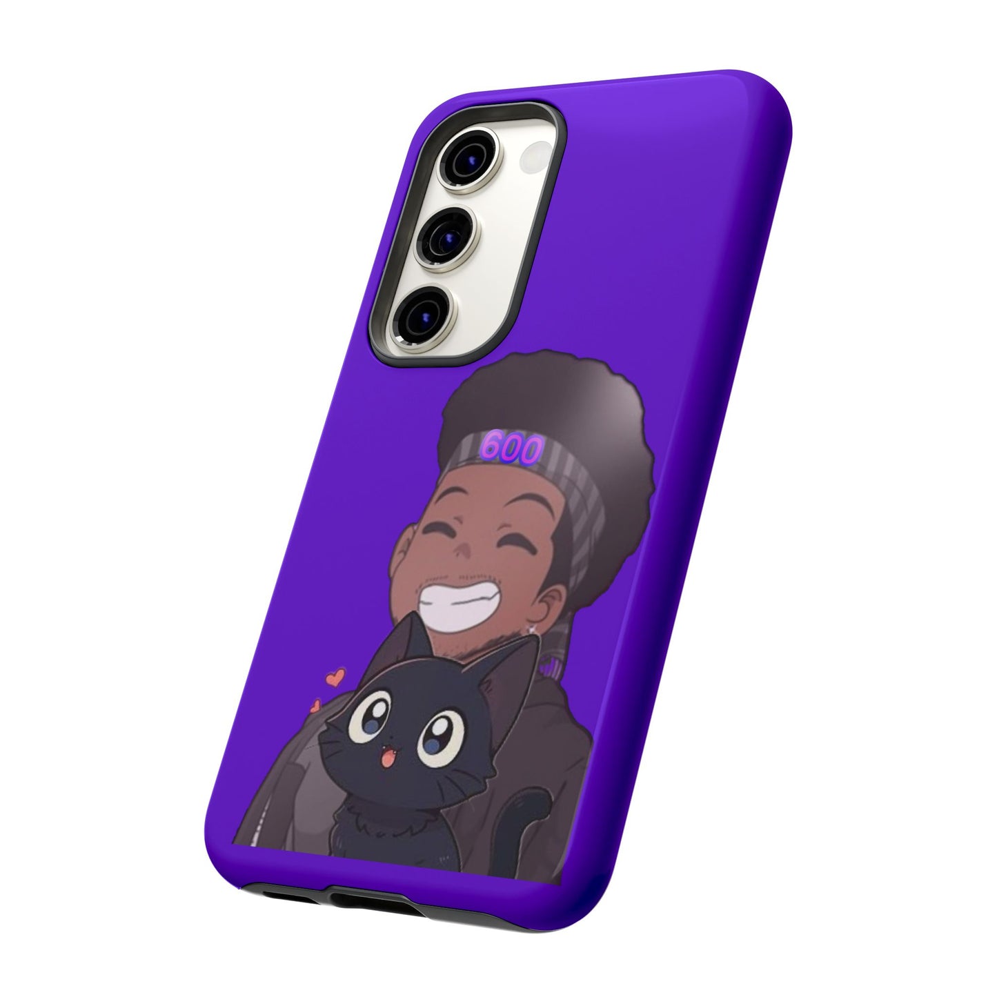 Black Cat Case (purple)