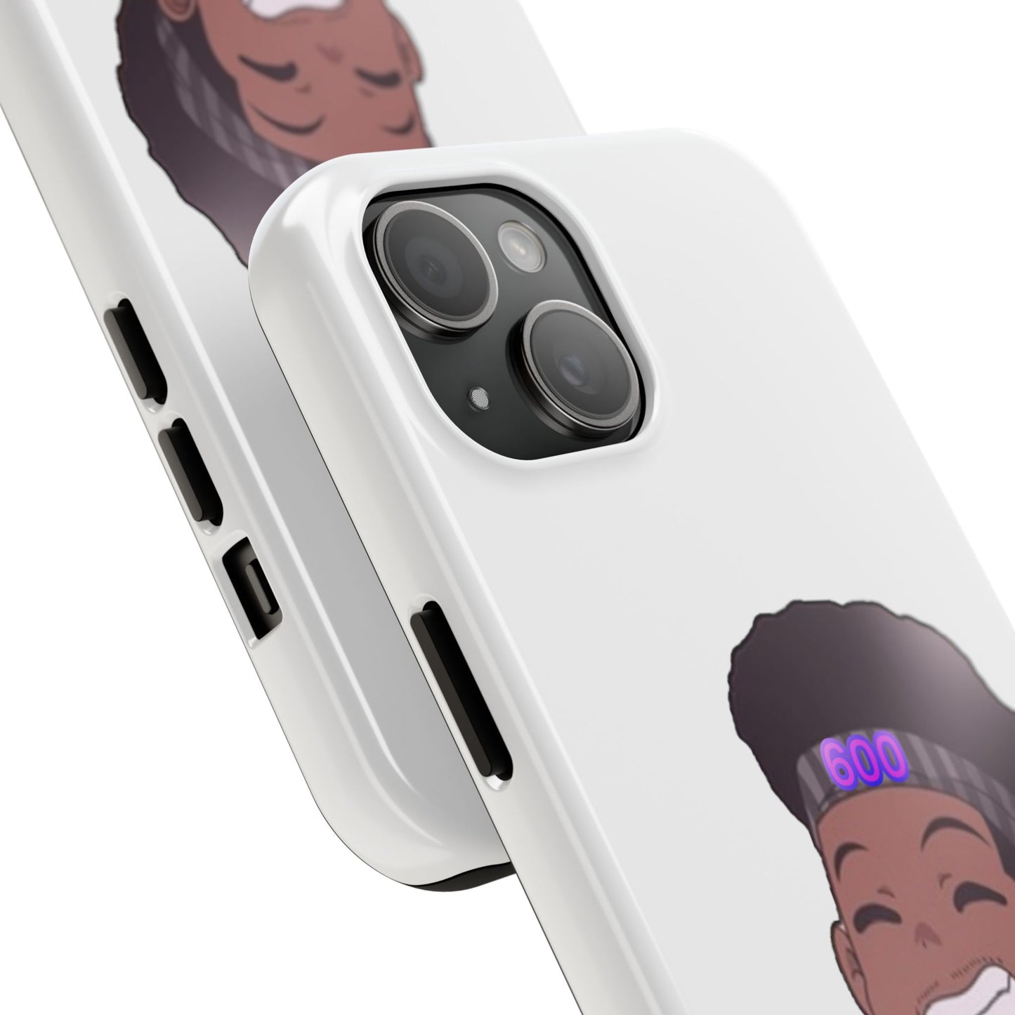 Black Cat Case (white)