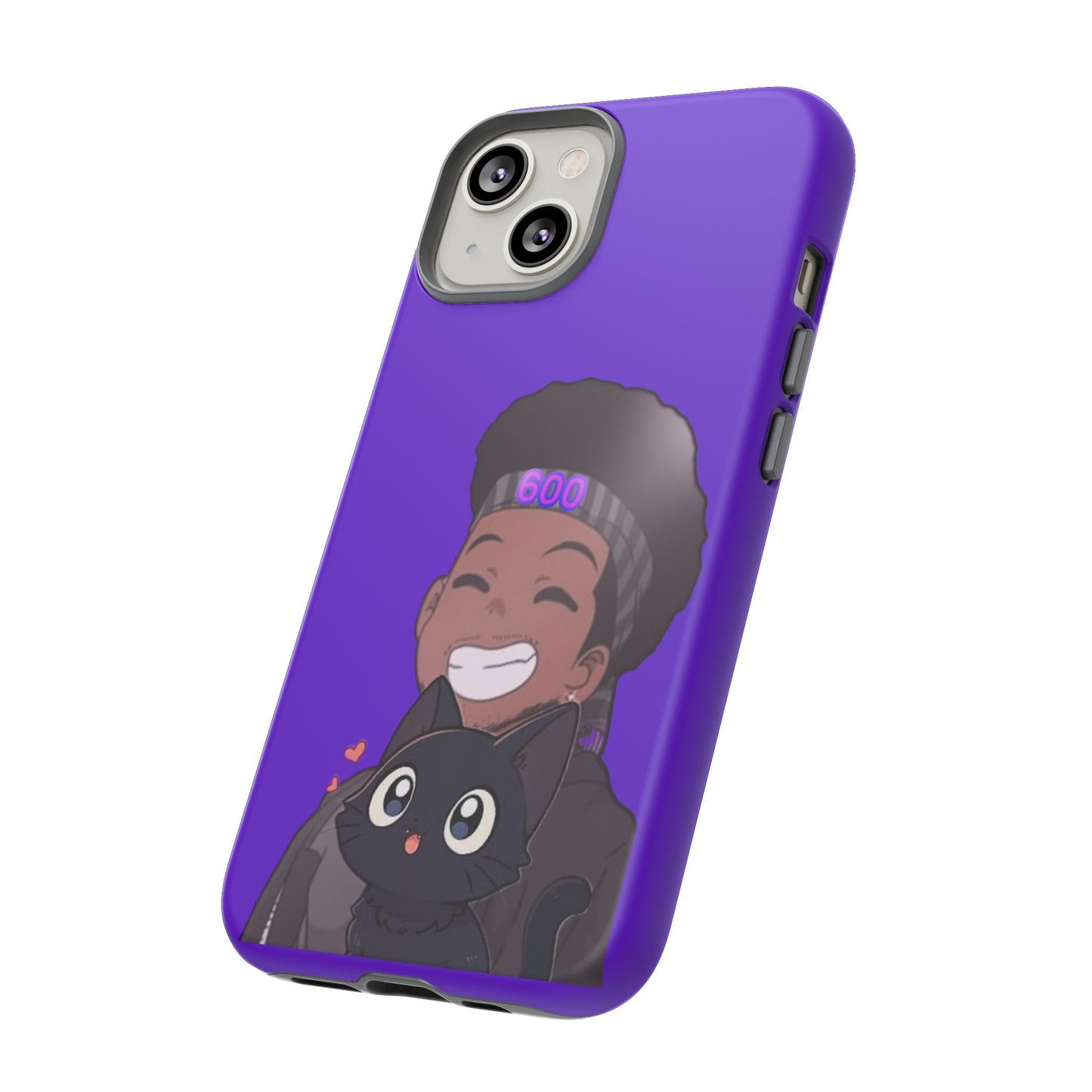 Black Cat Case (purple)