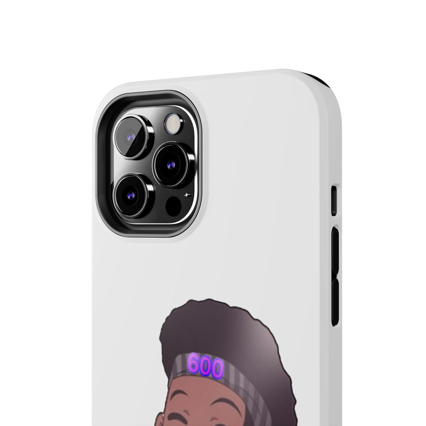 Black Cat Case (white)