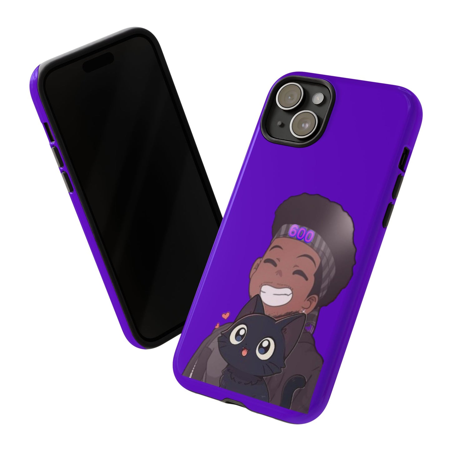 Black Cat Case (purple)