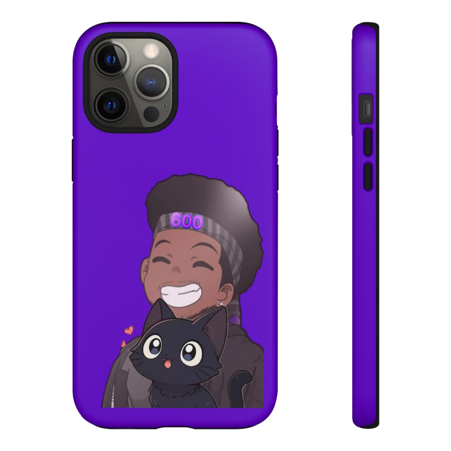 Black Cat Case (purple)