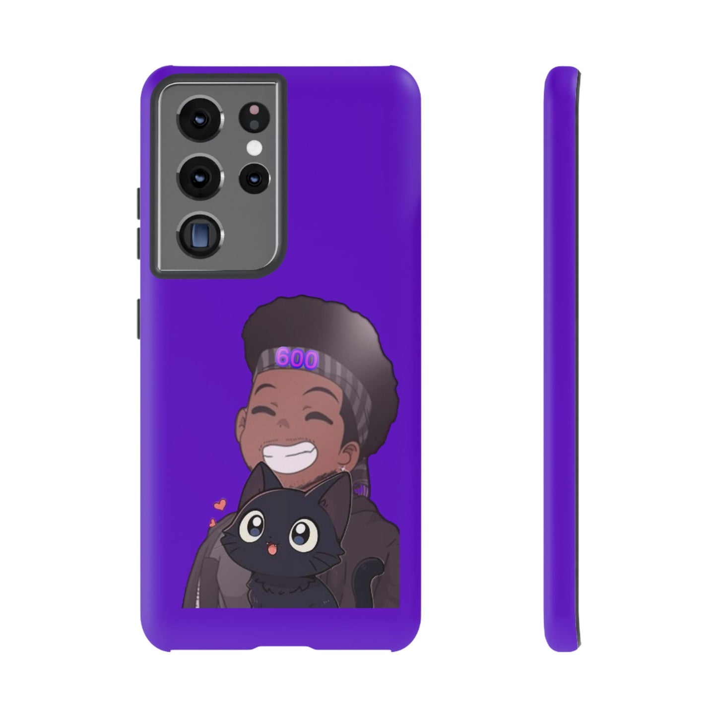 Black Cat Case (purple)
