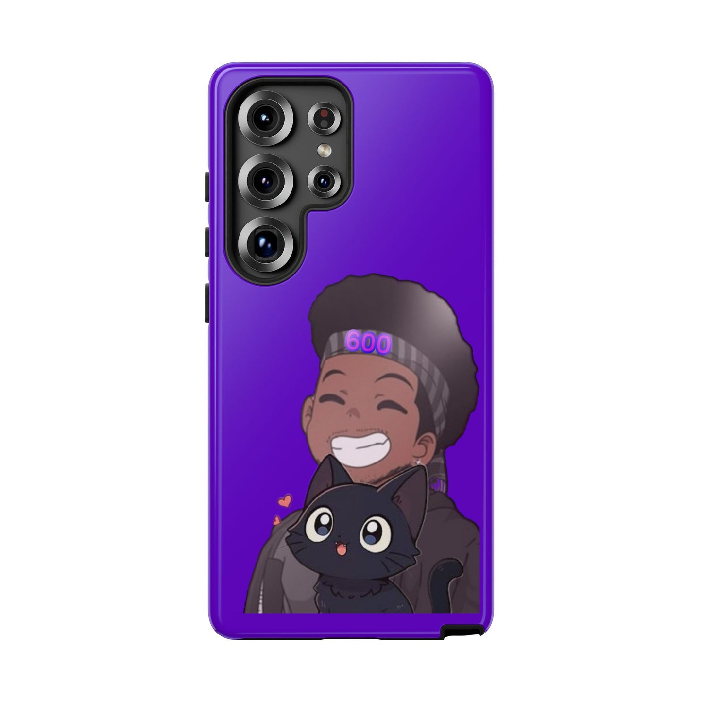 Black Cat Case (purple)
