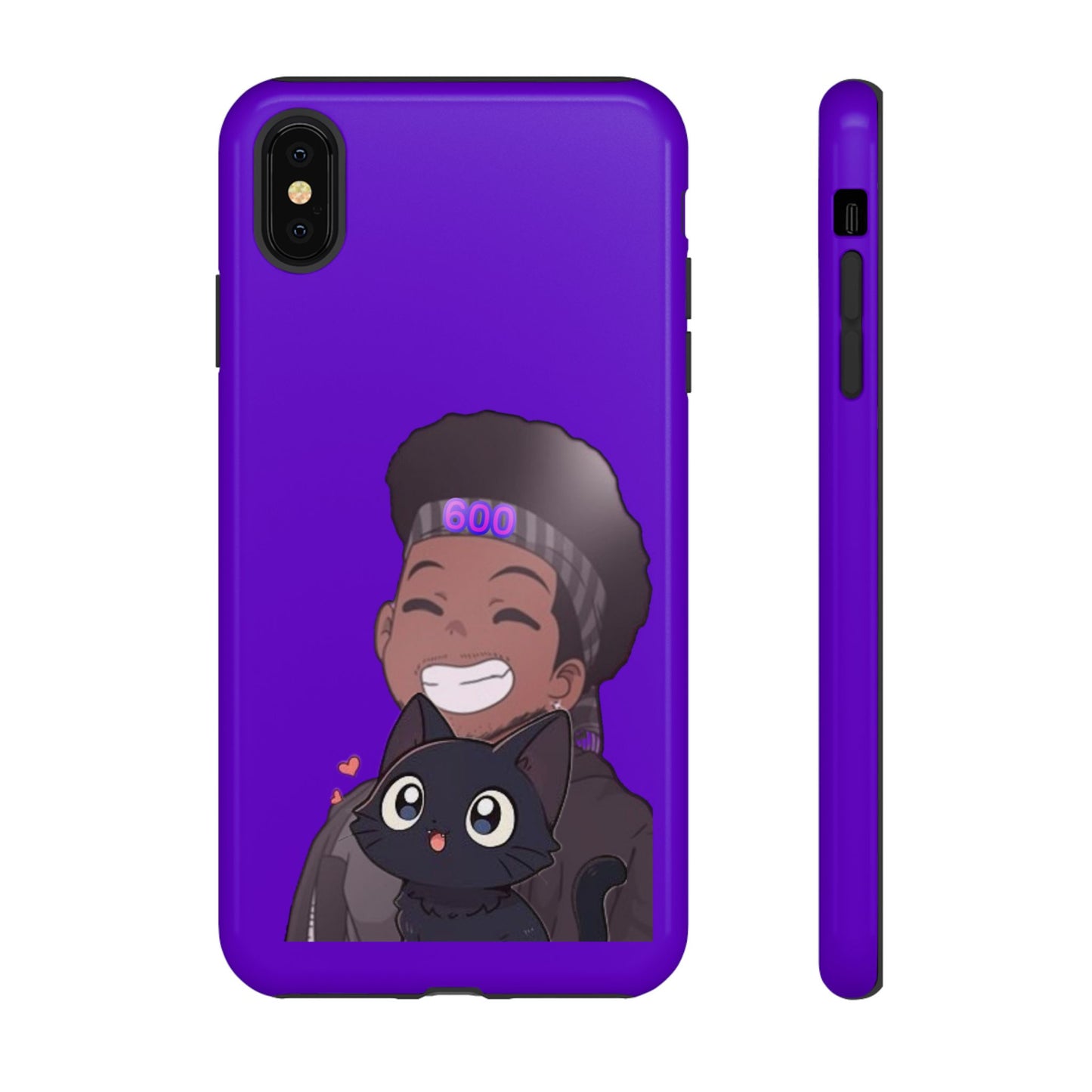 Black Cat Case (purple)