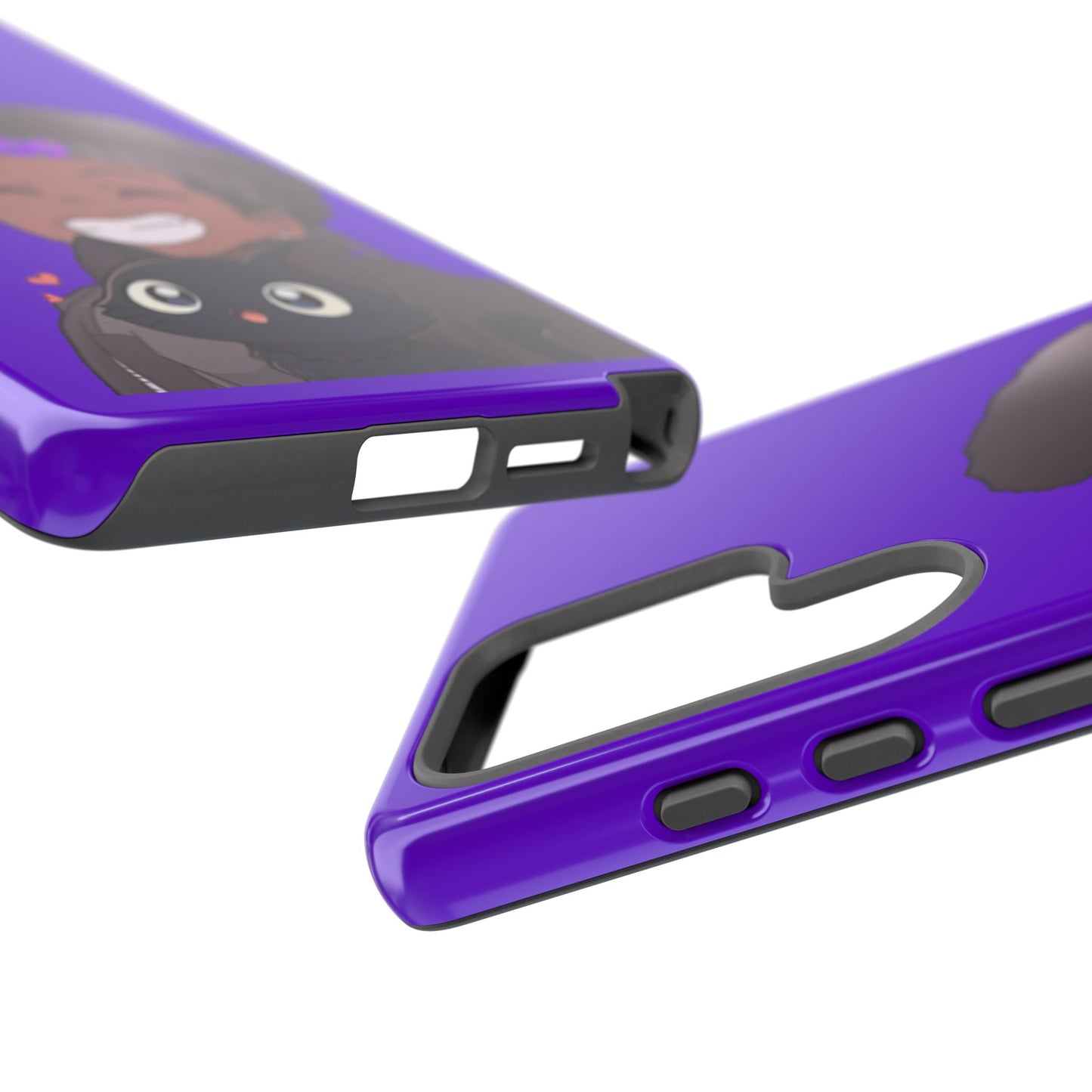 Black Cat Case (purple)