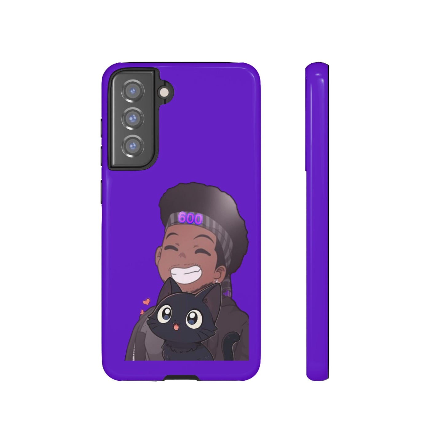 Black Cat Case (purple)