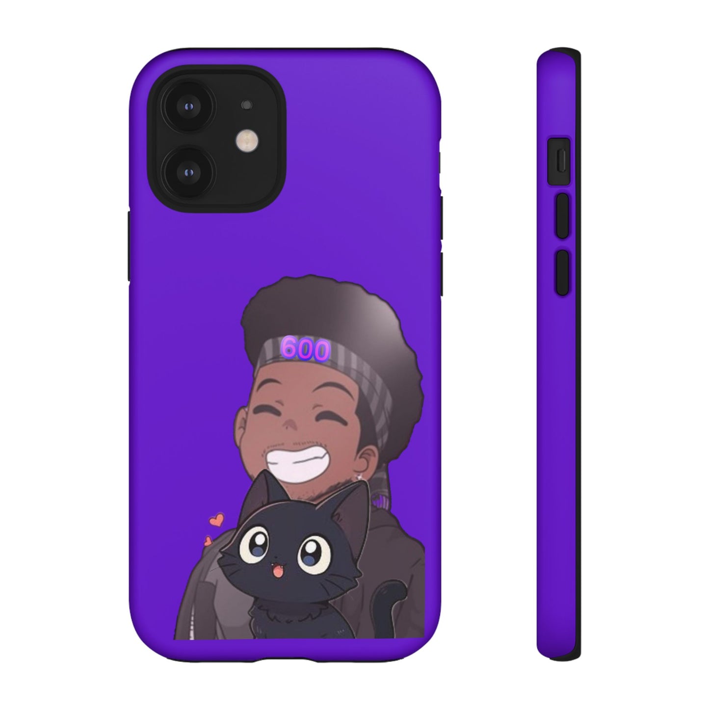 Black Cat Case (purple)