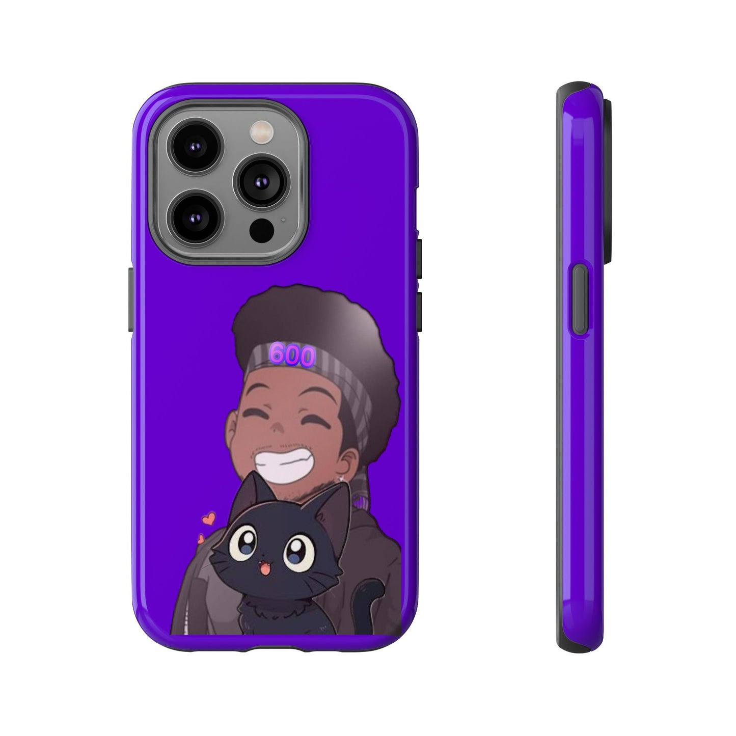 Black Cat Case (purple)