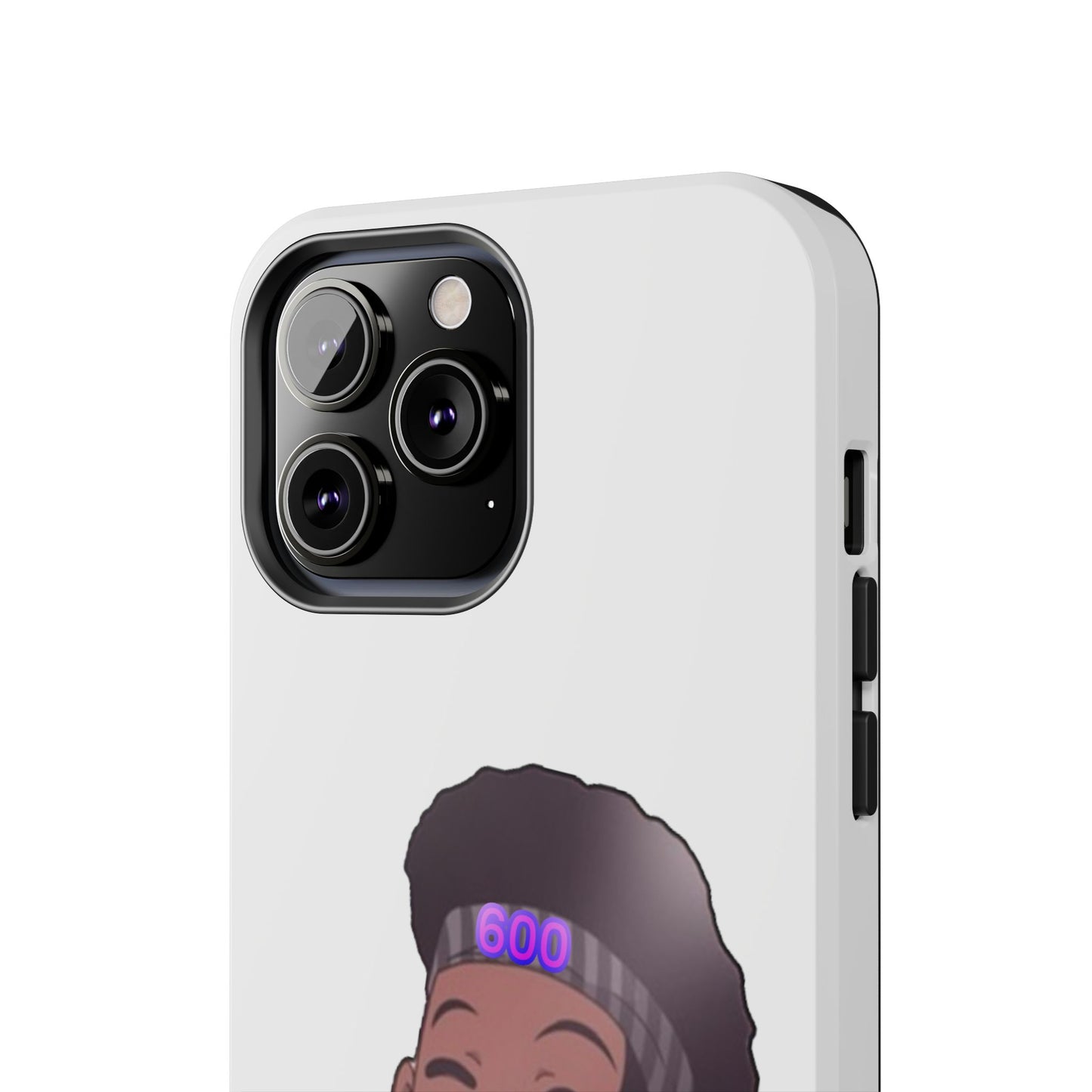 Black Cat Case (white)