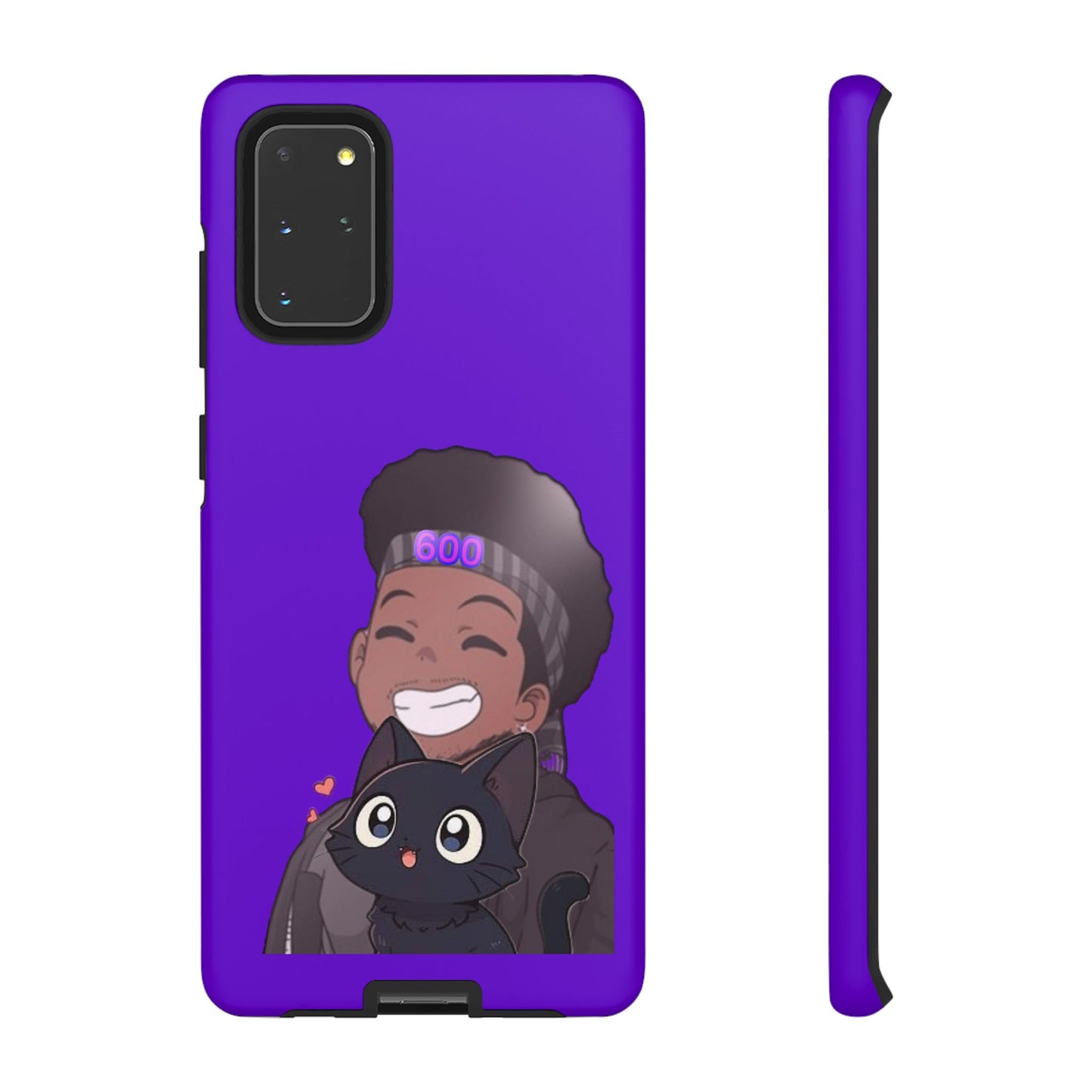 Black Cat Case (purple)