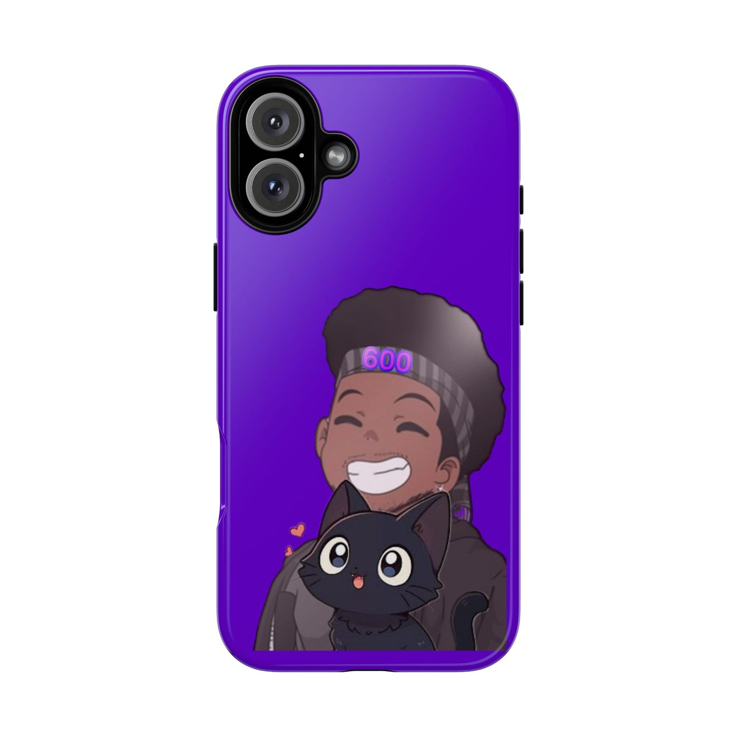 Black Cat Case (purple)
