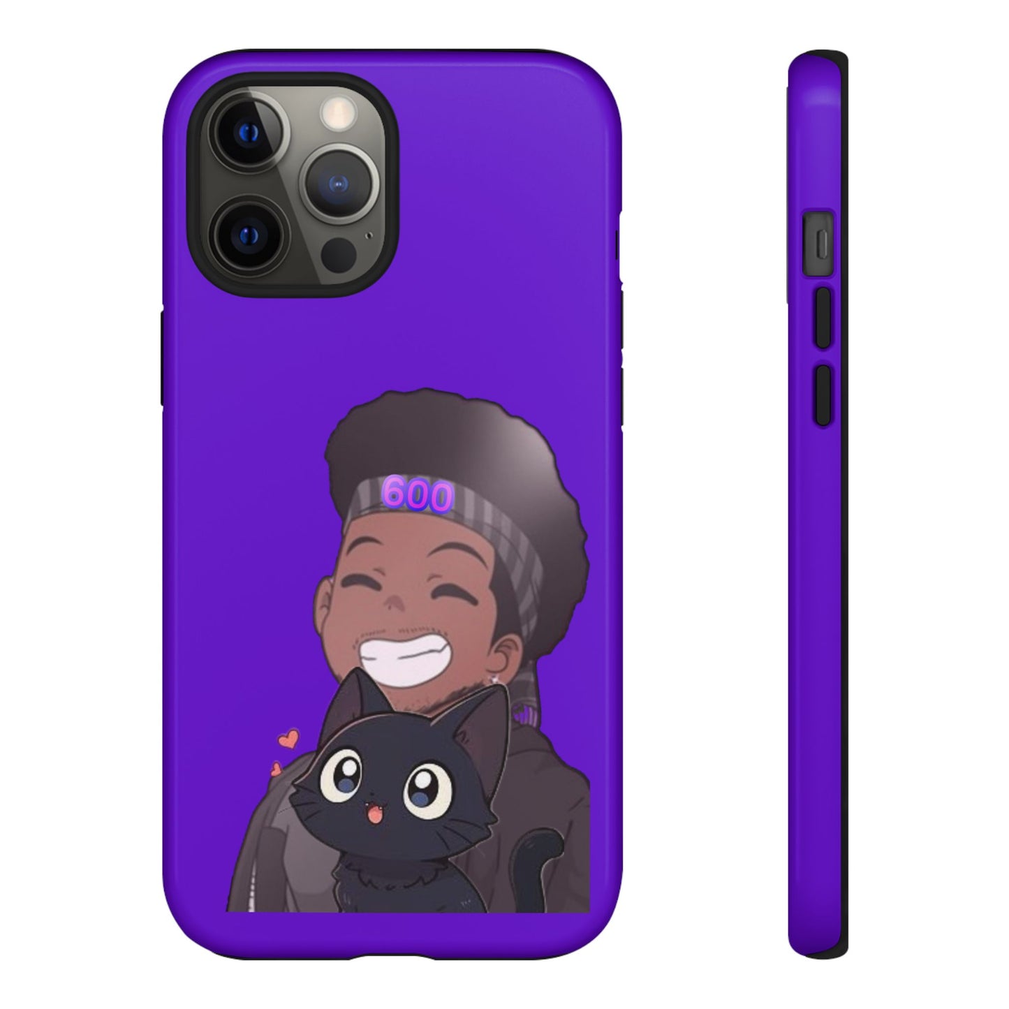 Black Cat Case (purple)