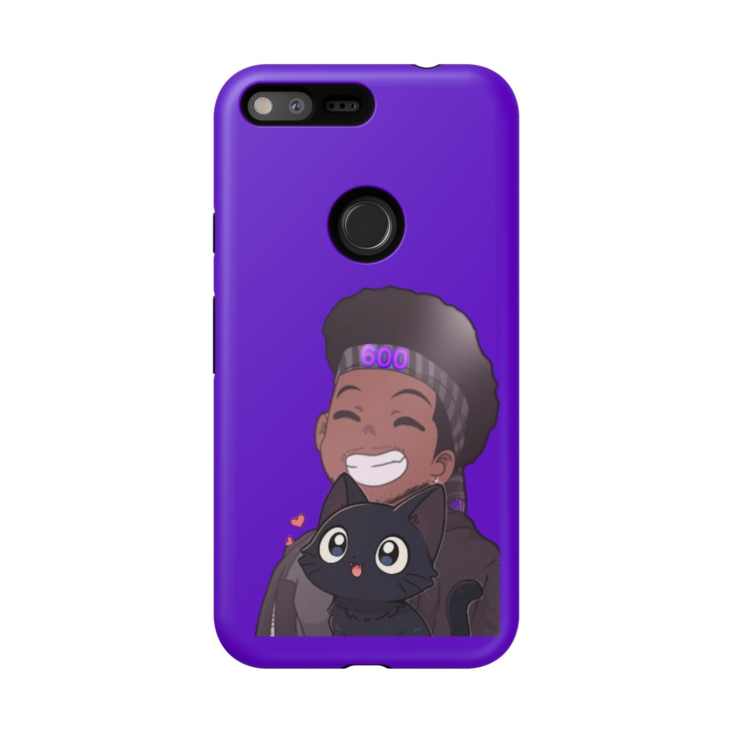 Black Cat Case (purple)