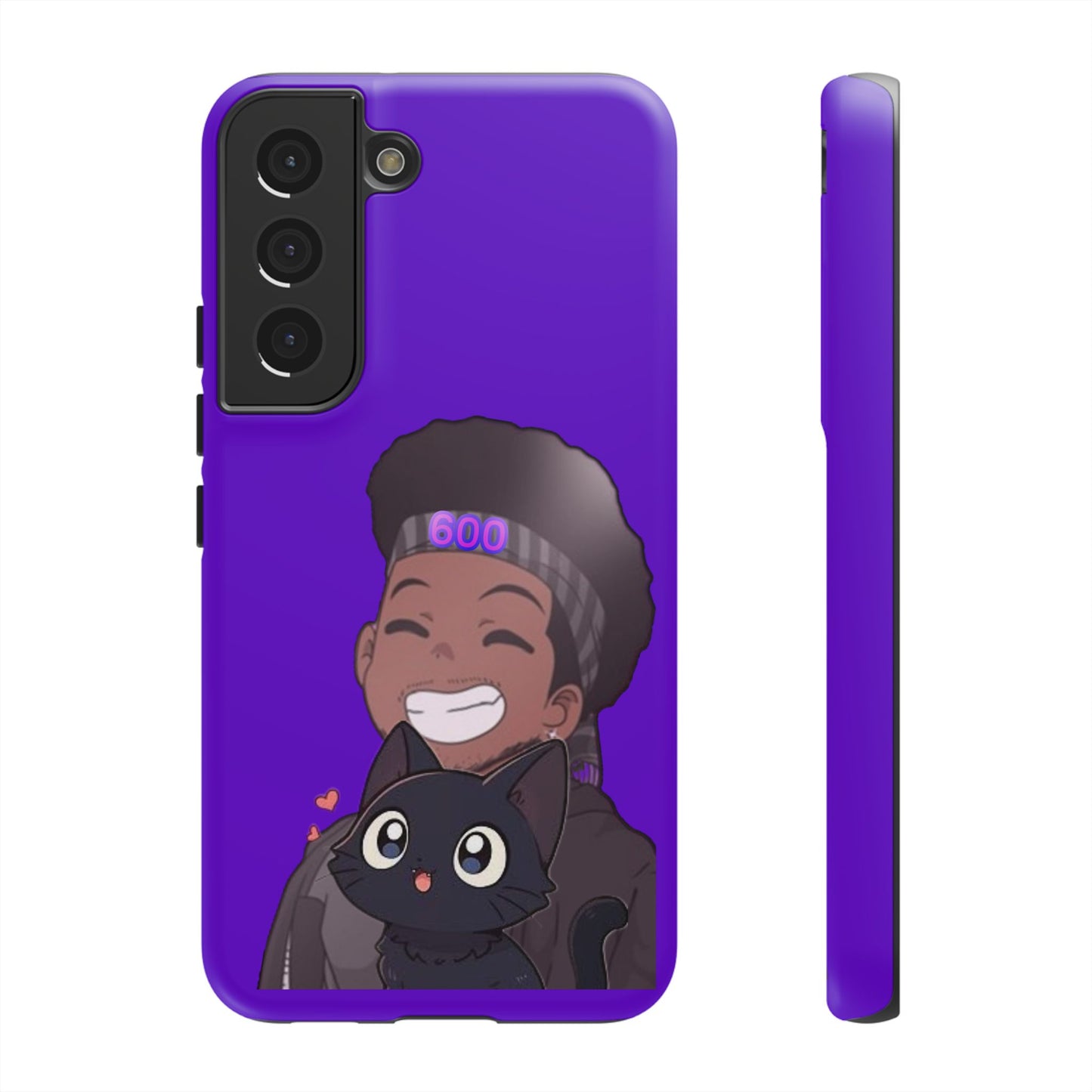 Black Cat Case (purple)