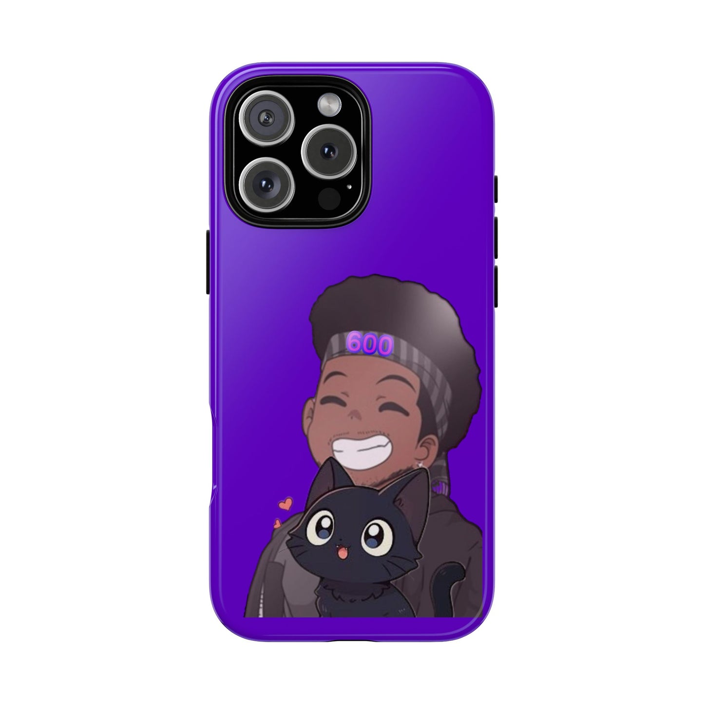 Black Cat Case (purple)
