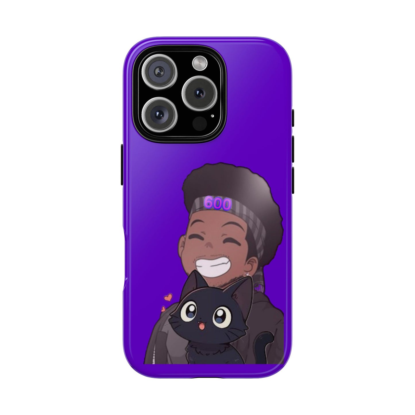 Black Cat Case (purple)