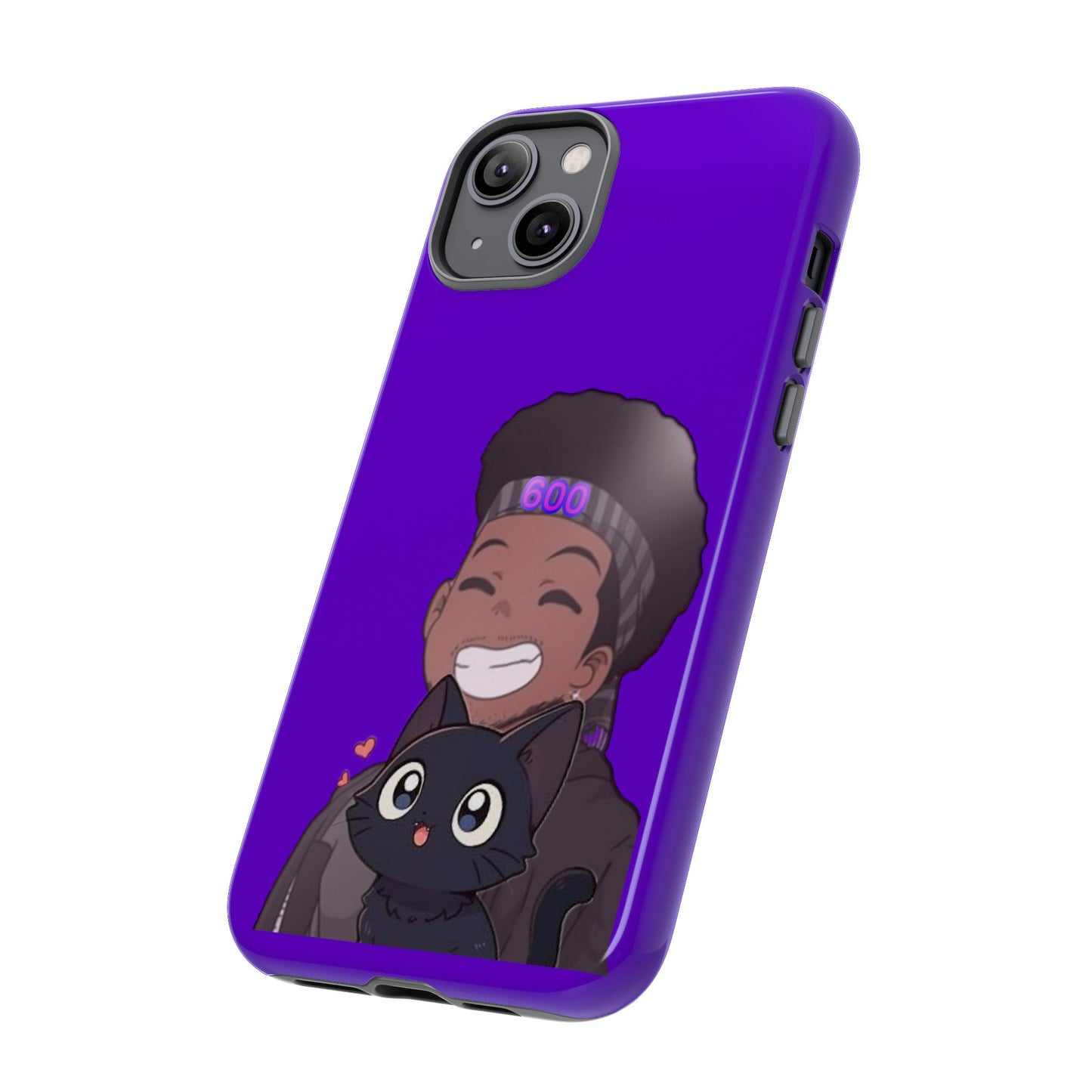 Black Cat Case (purple)
