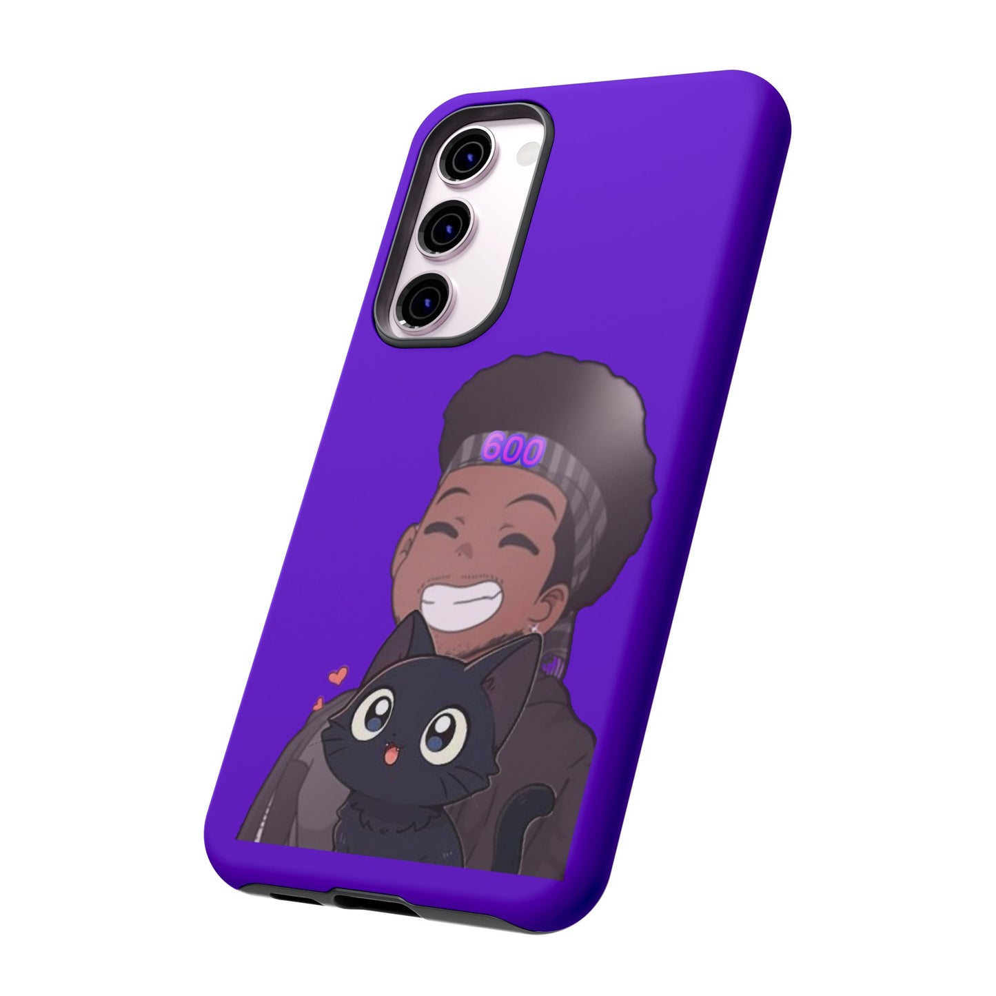 Black Cat Case (purple)