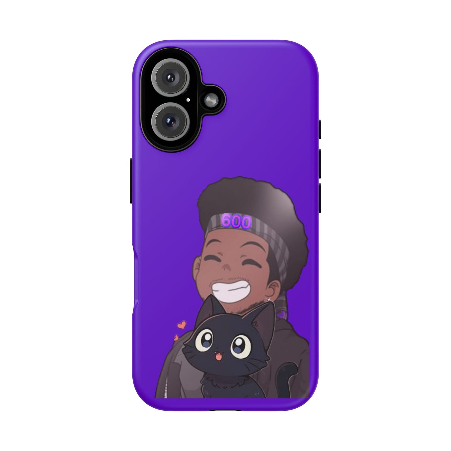 Black Cat Case (purple)