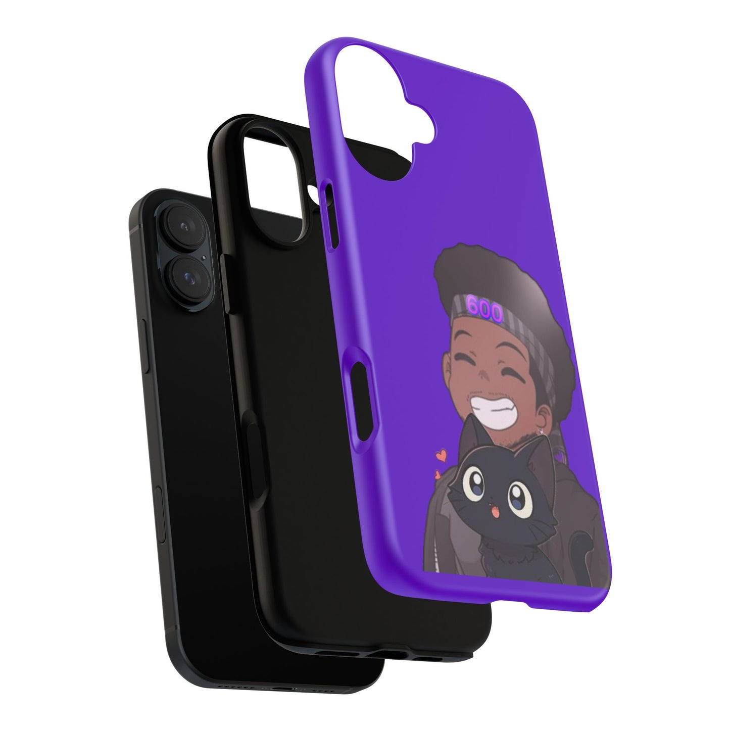 Black Cat Case (purple)