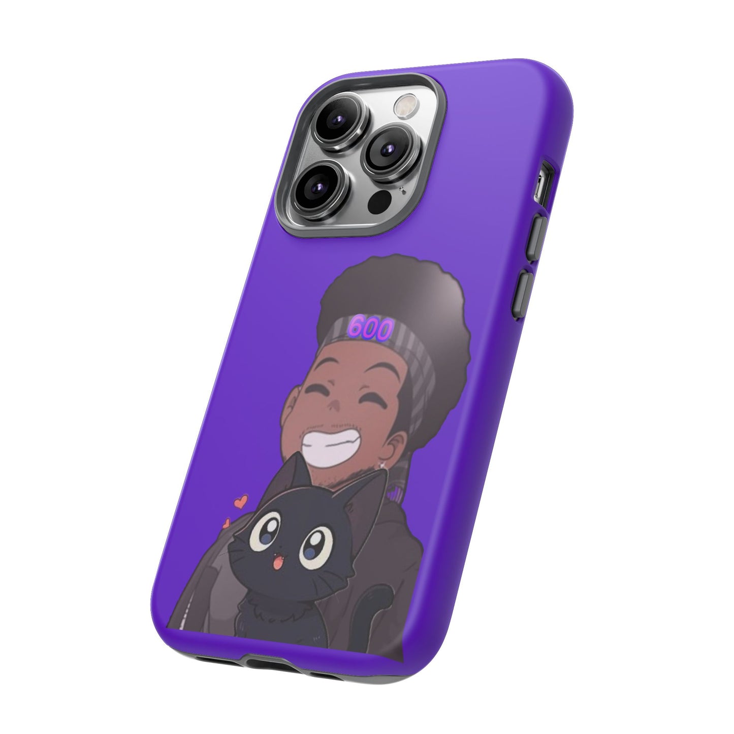 Black Cat Case (purple)