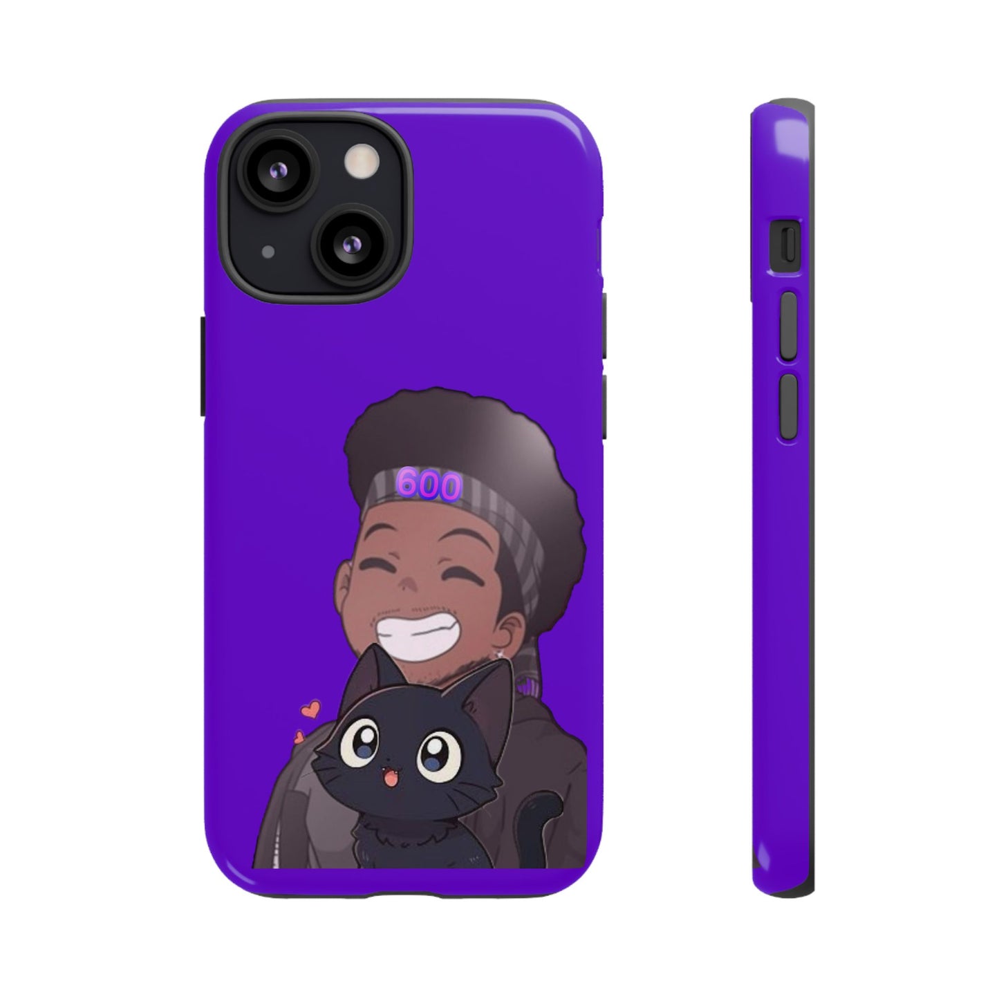 Black Cat Case (purple)