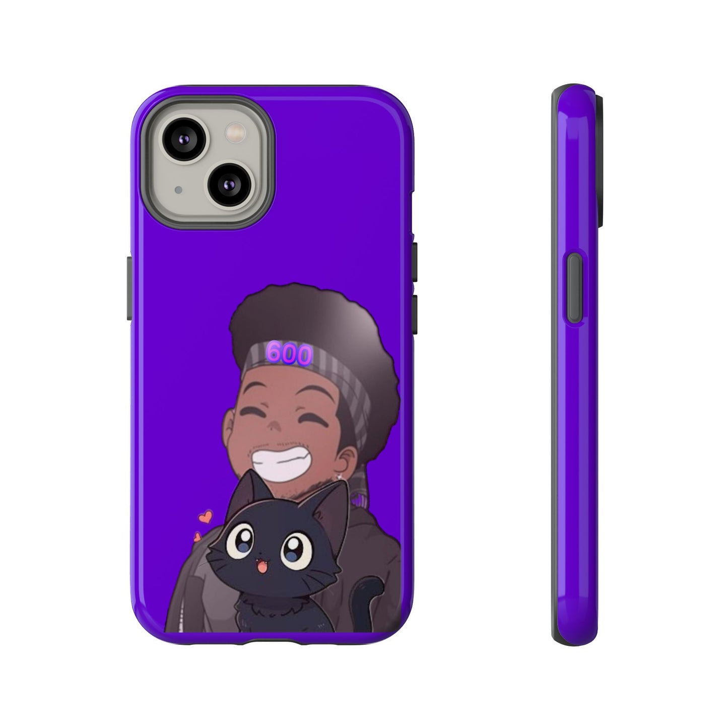 Black Cat Case (purple)