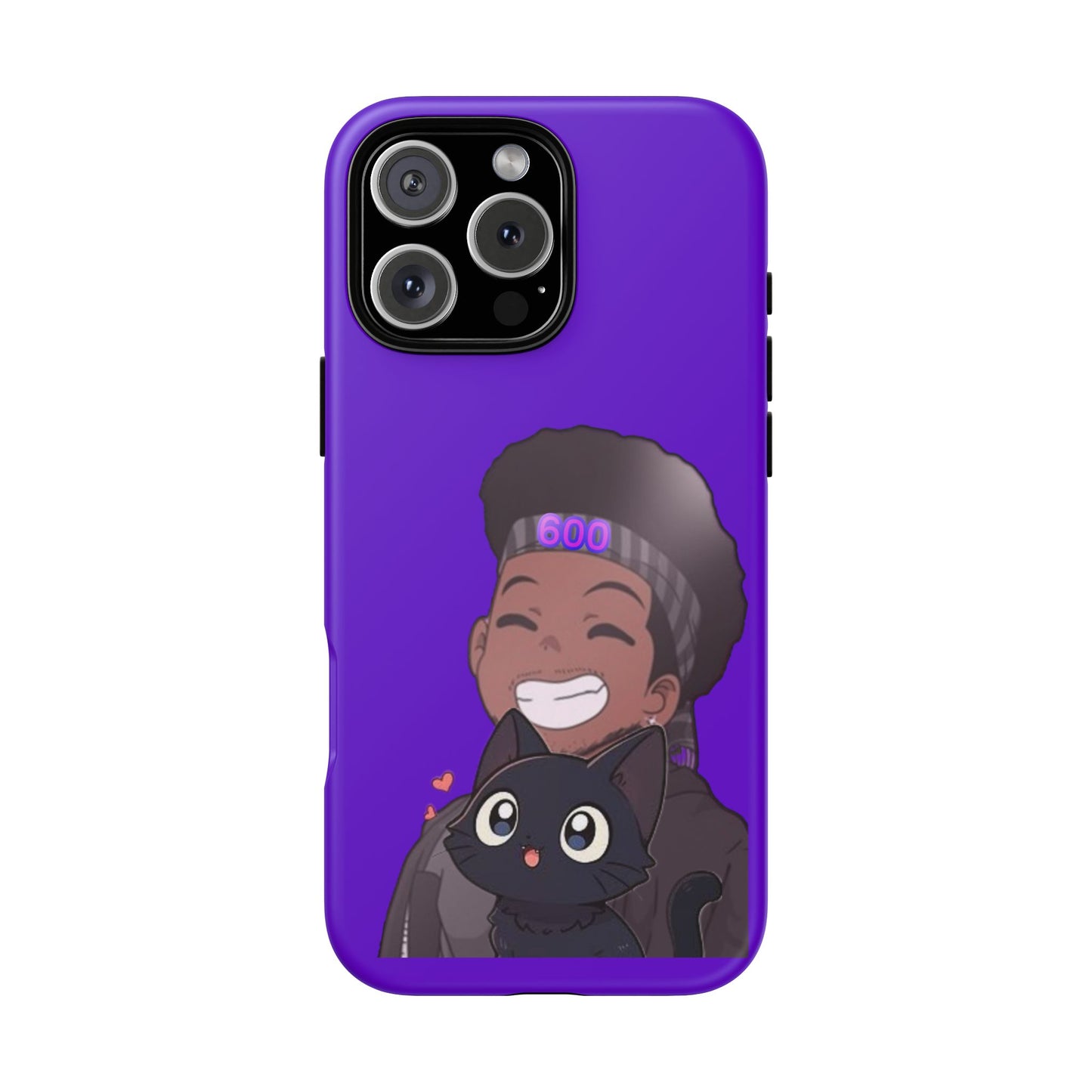Black Cat Case (purple)