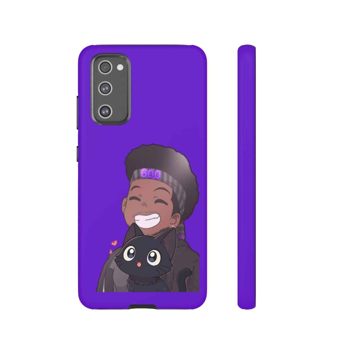 Black Cat Case (purple)