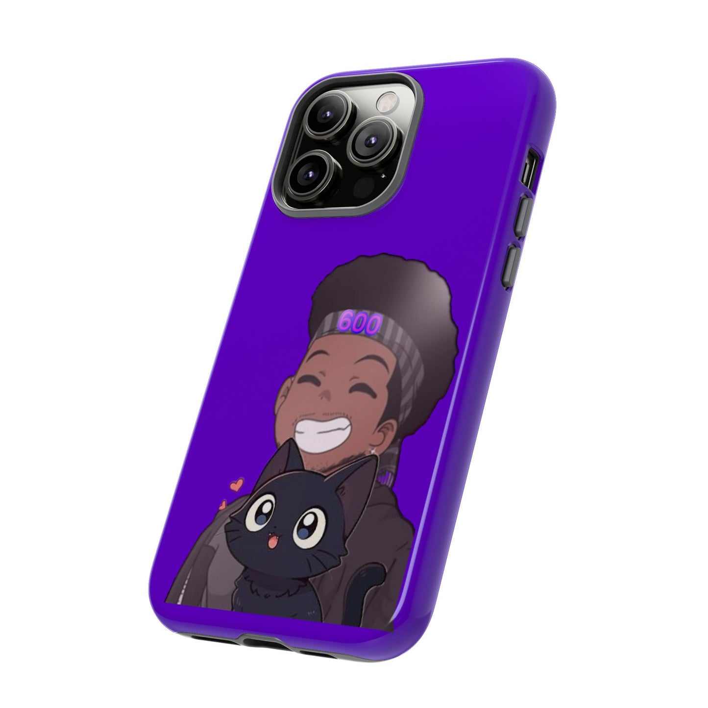 Black Cat Case (purple)