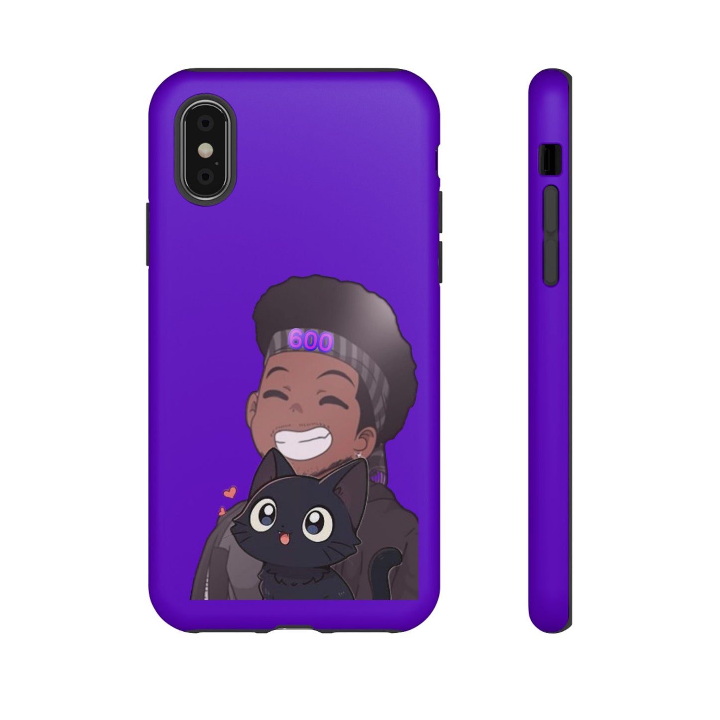 Black Cat Case (purple)