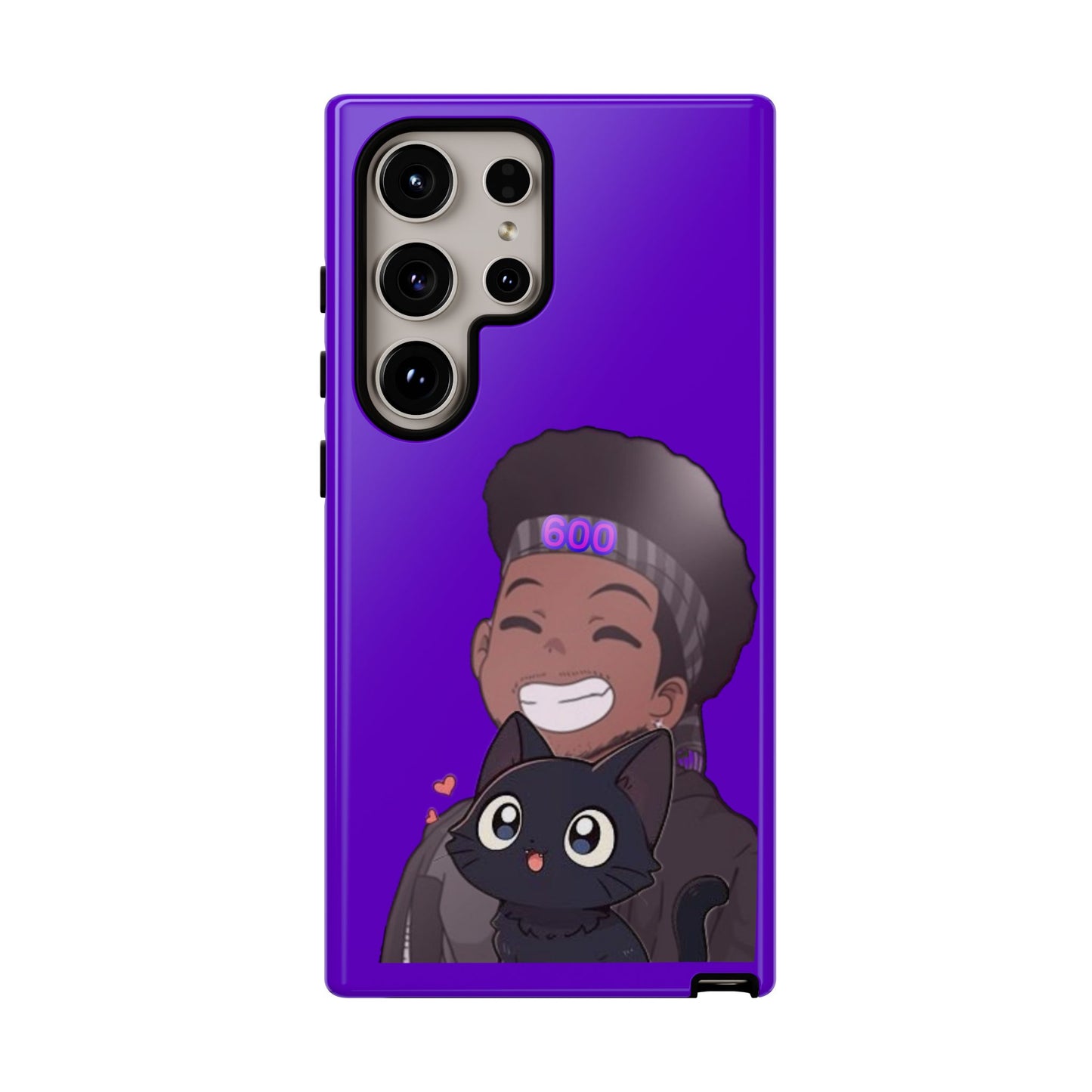 Black Cat Case (purple)