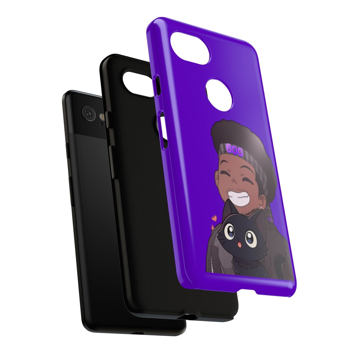 Black Cat Case (purple)