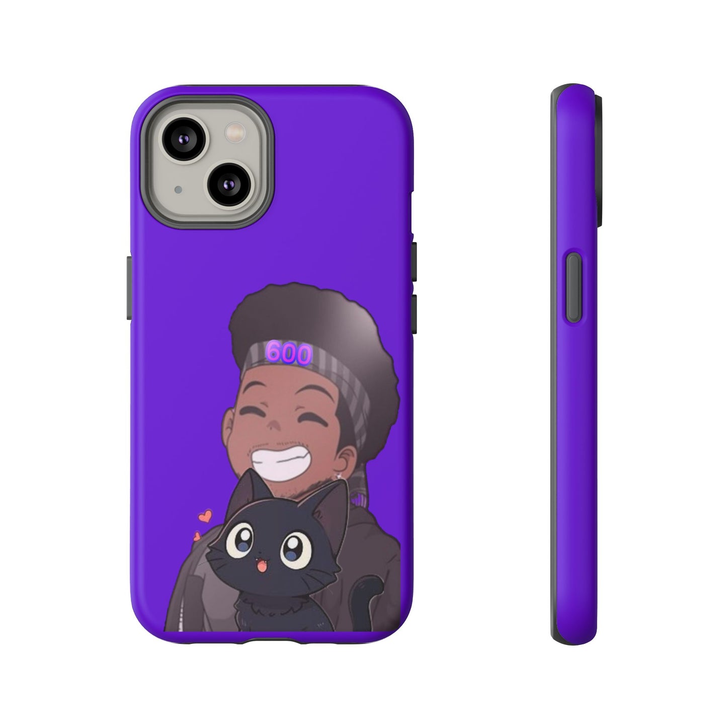 Black Cat Case (purple)