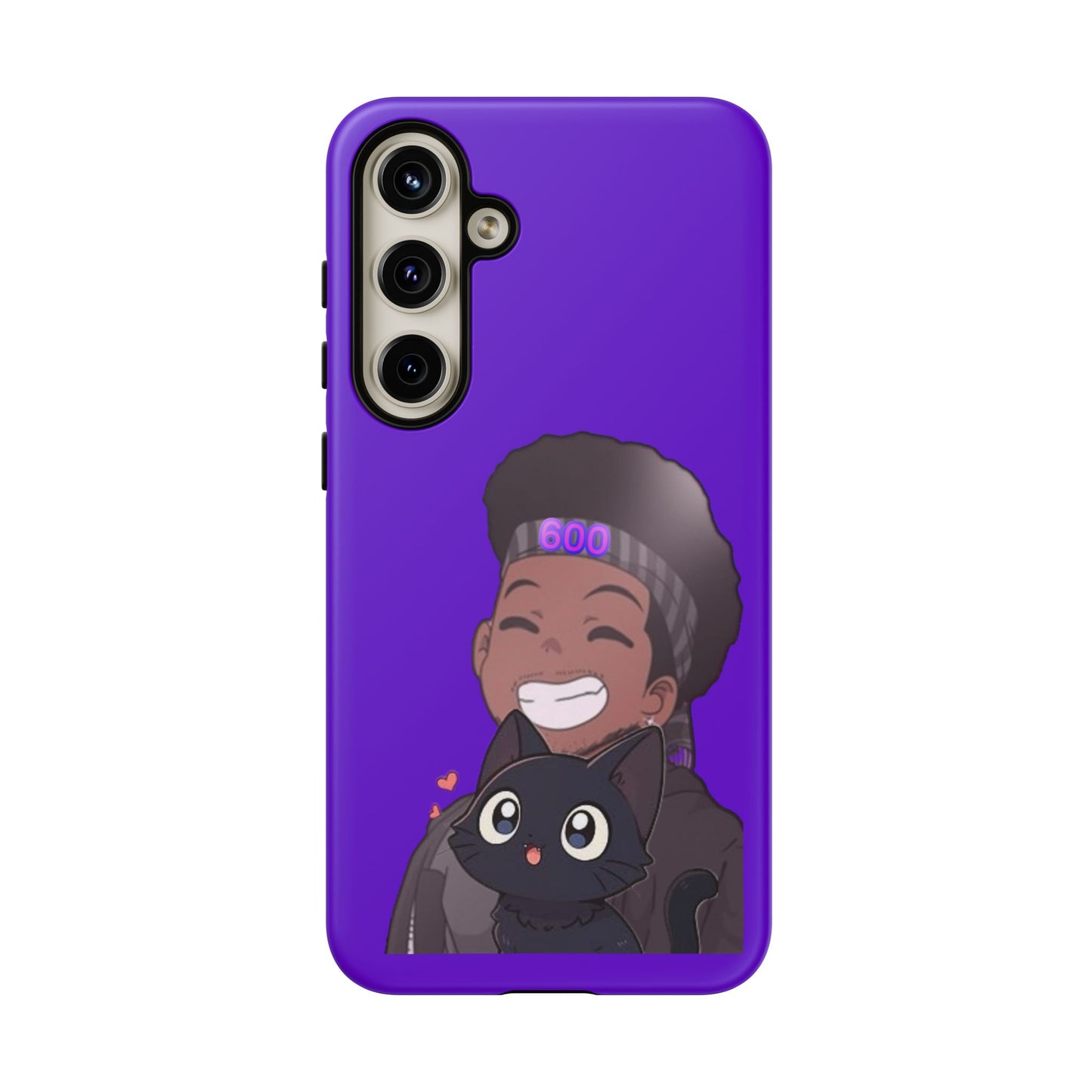Black Cat Case (purple)