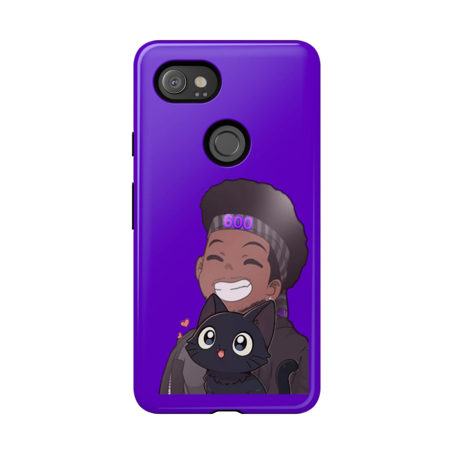 Black Cat Case (purple)