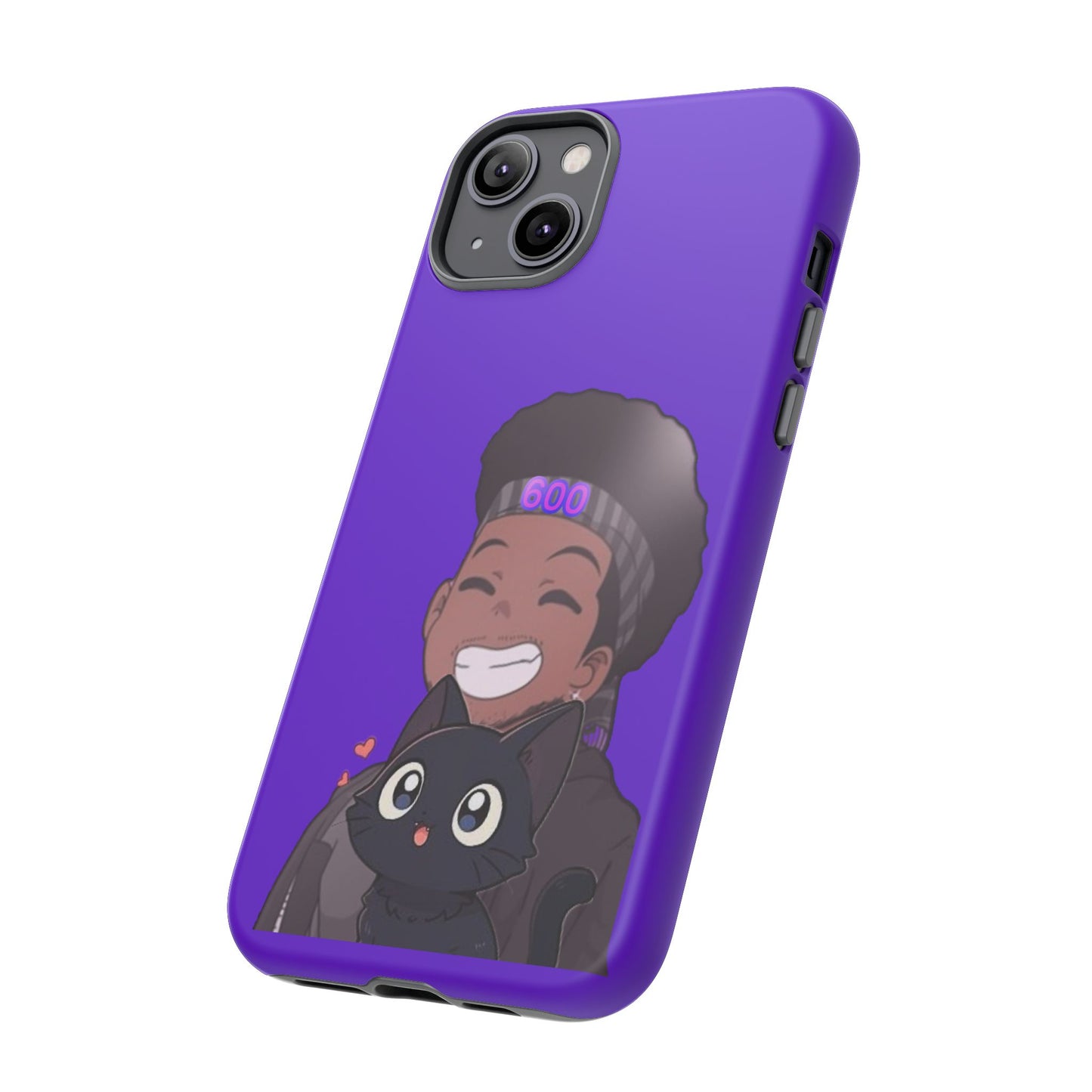 Black Cat Case (purple)