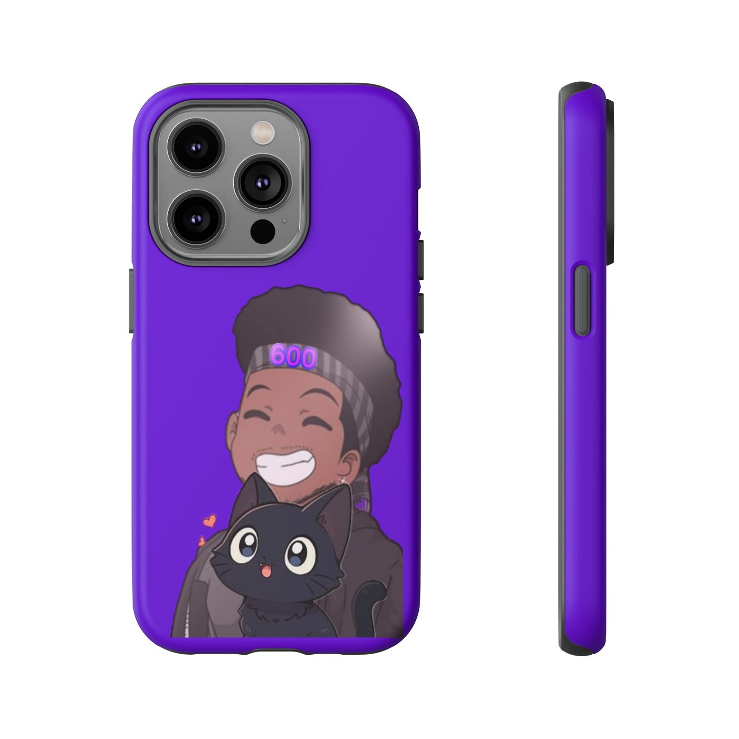 Black Cat Case (purple)