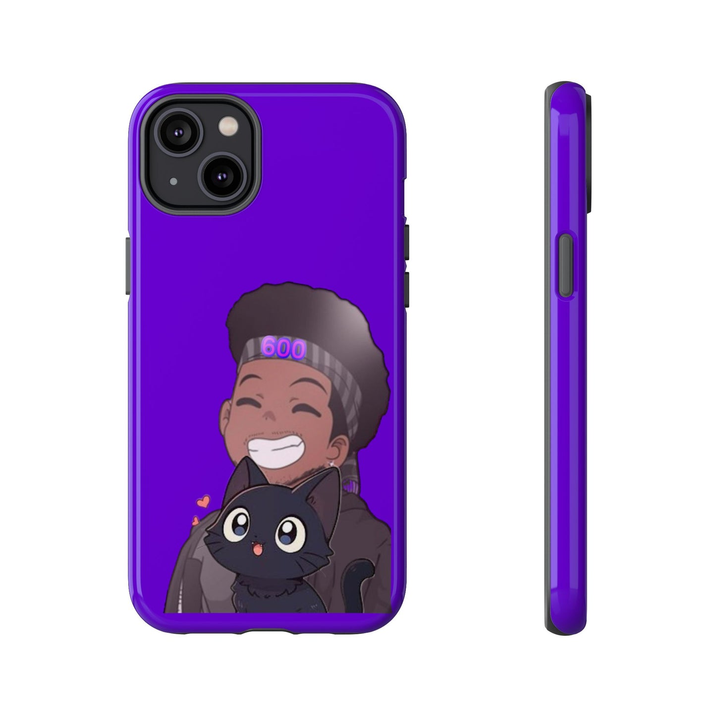 Black Cat Case (purple)