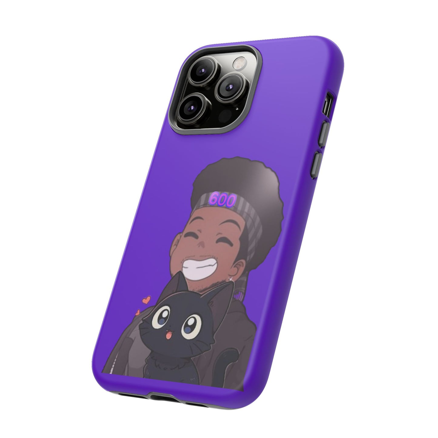 Black Cat Case (purple)