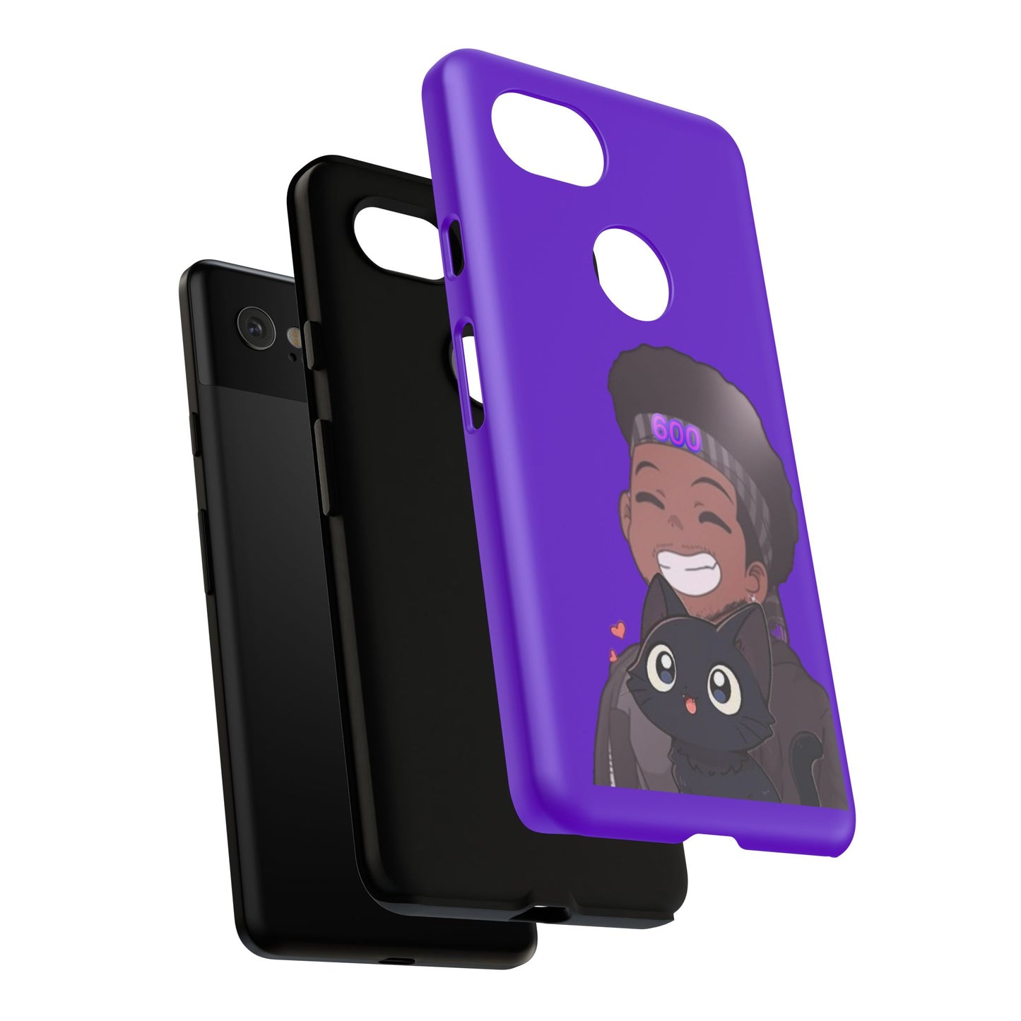 Black Cat Case (purple)