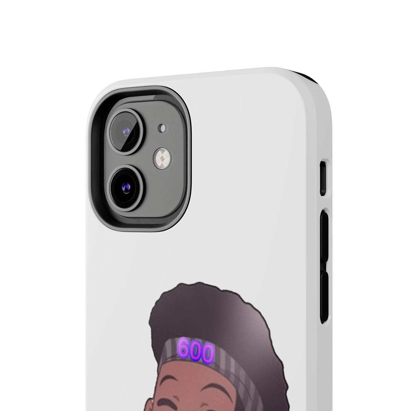 Black Cat Case (white)