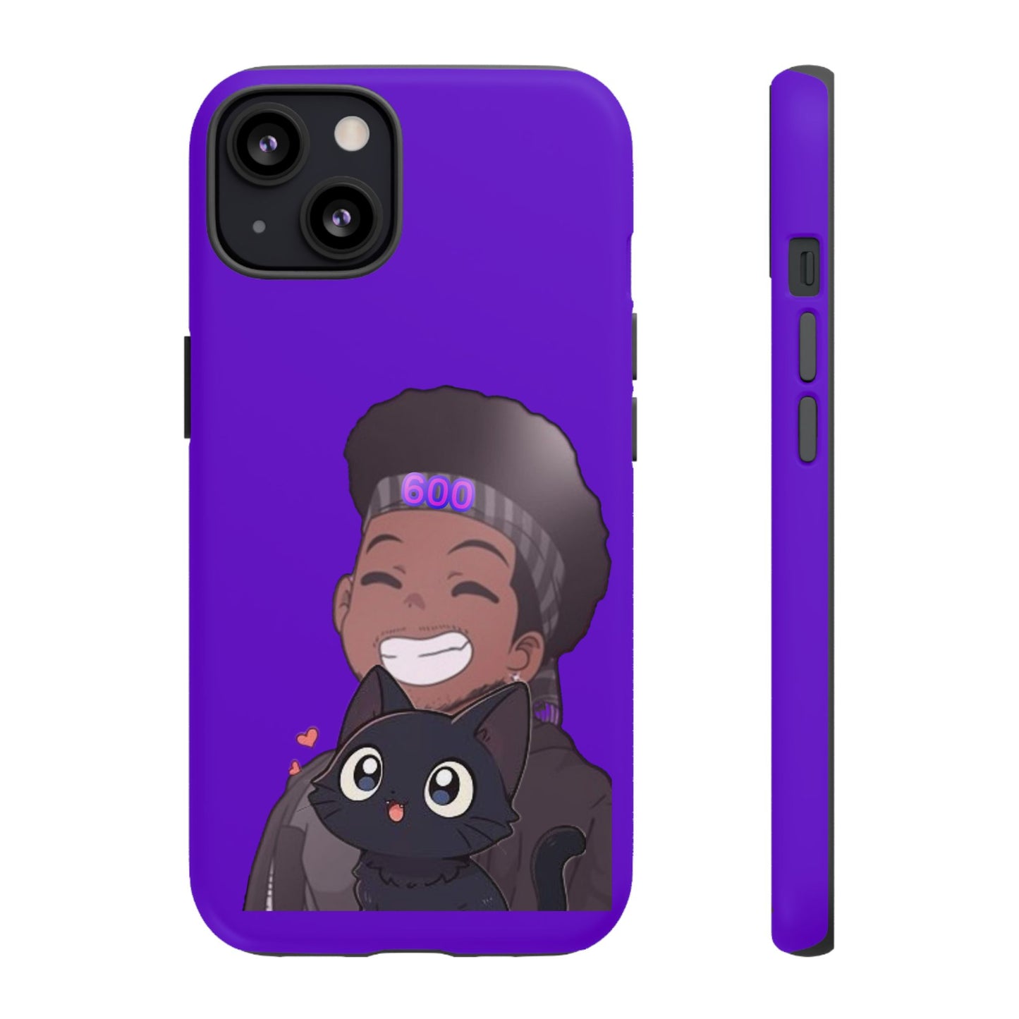 Black Cat Case (purple)