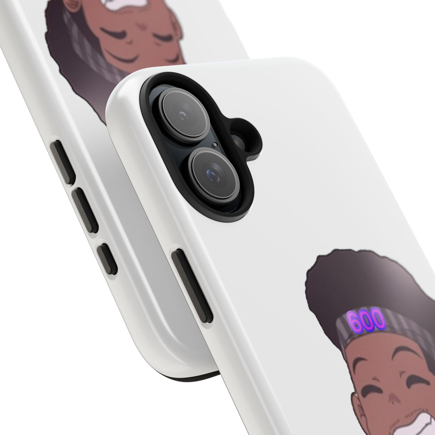 Black Cat Case (white)