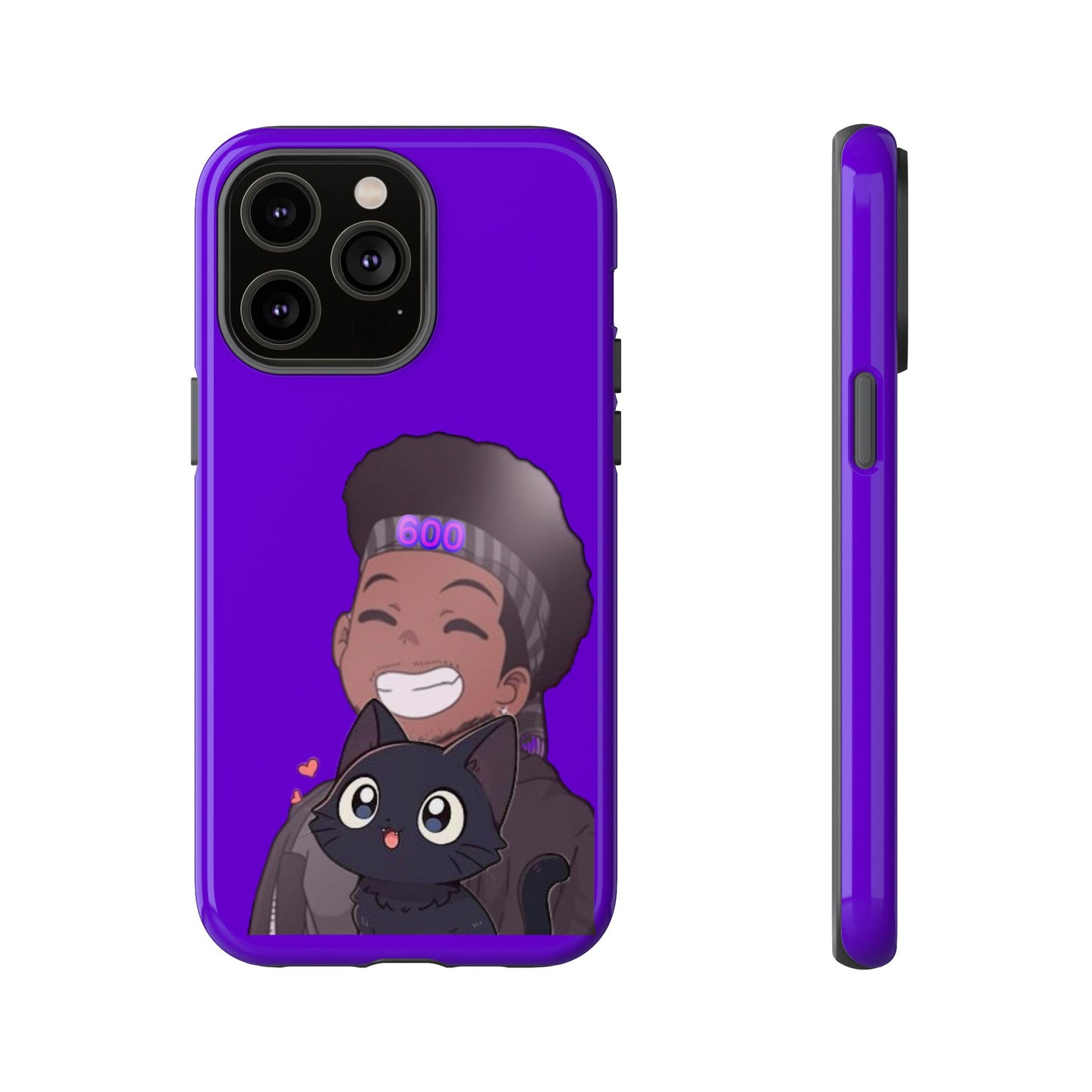 Black Cat Case (purple)
